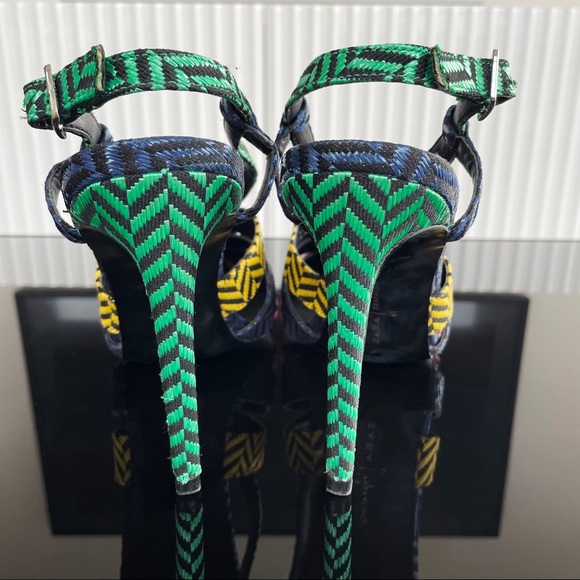 Zara Multi Coloured Slingbacks - Picture 5 of 7